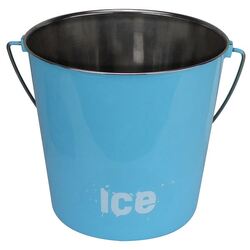 Bucket Stainless Steel 9 Ltr "Ice" Blue