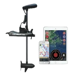 Haswing Cayman GPS SL 55lbs Thrust 12V - 60" Shaft Bow Mount Electric Motor (Black)