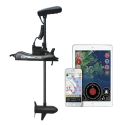 Cayman Gen 1.5 Series GPS SL 80lbs Thrust 24V -60" Shaft Bow Mount Electric Motor (Black)