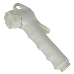 Compact White Shower Head Only