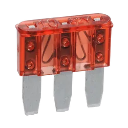 Narva 10 Amp Red Micro 3 Blade Fuse (Box Of 25)