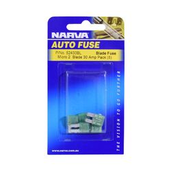 Narva 30 Amp Green Micro 2 Blade Fuse (Blister Pack Of 5)
