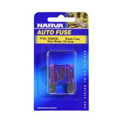 Narva 100 Amp Purple Maxi Blade Fuse (Blister Pack Of 1)