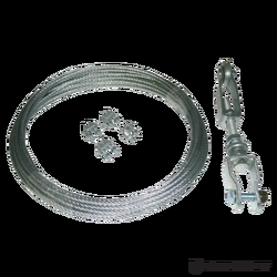 Universal Cable Kit for Trailer Handbrake With Adjuster 10 Meter