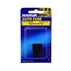 Narva 80 Amp Black Female Plug In Fusible Link (Blister Pack Of 1)