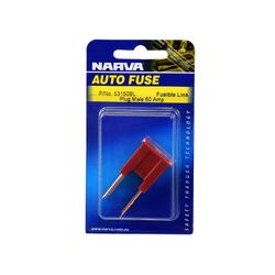 Narva 50 Amp Red Male Plug In Fusible Link (Blister Pack Of 1)