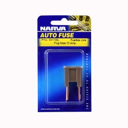 Narva 70 Amp Brown Male Plug In Fusible Link (Blister Pack Of 1)