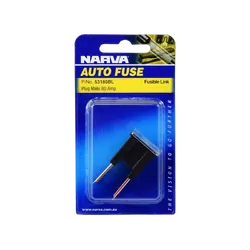Narva 80 Amp Black Male Plug In Fusible Link (Blister Pack Of 1)