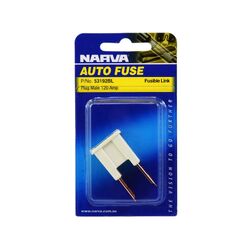Narva 120 Amp Grey Male Plug In Fusible Link (Blister Pack Of 1)