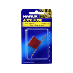 Narva 50 Amp Red Fusible Link - Long Tab (Blister Pack Of 1)