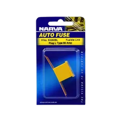 Narva 60 Amp Yellow Fusible Link - Long Tab (Blister Pack Of 1)