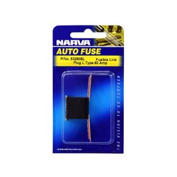 Narva 80 Amp Black Fusible Link - Long Tab (Blister Pack Of 1)