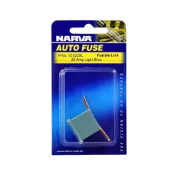 Narva 20 Amp Blue Fusible Link - Short Tab (Blister Pack Of 1)