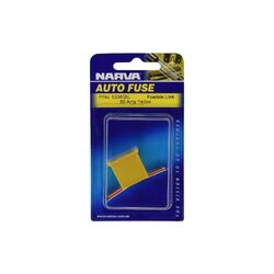 Narva 60 Amp Yellow Fusible Link - Short Tab (Blister Pack Of 1)