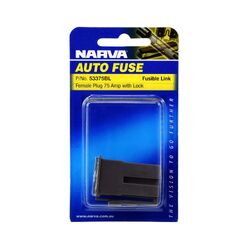 Narva 75 Amp Purple Female Fusible Link - Plug In With Lock (Blister Pack Of 1)
