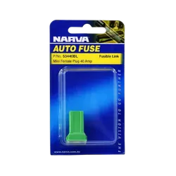 Narva 40 Amp Green Mini Female Fusible Link - Plug In (Blister Pack Of 1)