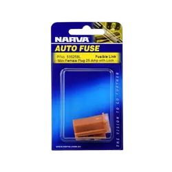 Narva 25 Amp Purple Mini Female Fusible Link - Plug In With Lock (Blister Pack Of 1)