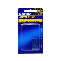 Narva 100 Amp Purple Mini Female Fusible Links - Plug In (Blister Pack Of 1)