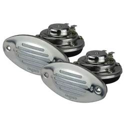 Stainless Steel Twin Recess 12 V Horn