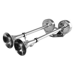 12V Dual Stainless Steel Trumpet