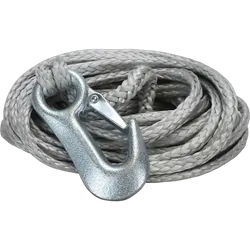 Winch Rope 7mm x 15M Snap Hook