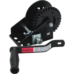 3:1 Trailer Winch No Wire 380Kg Black Edc Coated