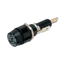 Narva Panel Mount Glass Fuse Holder With Push On Terminals (Box Of 50)