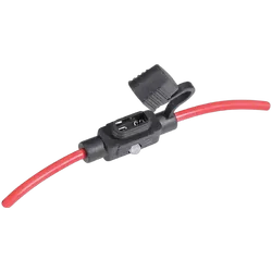 Narva In-Line Mini Blade Fuse Holder With Waterproof Cap And Led Indicator (Blister Pack Of 1)