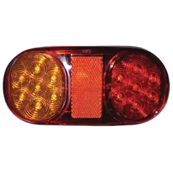 LED Trailer Light Marine 162mm 10-30V Rh / Np - 7.2M Cable