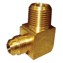 Coast To Coast SAE Male x BSP Male Tapered Elbow 5/16 x 3/8". 01-810"