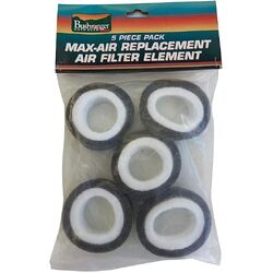 Bushranger Air filter element, suits max air, 5 pack