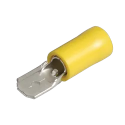 Narva Male Blade Terminal Yellow 6.3mm