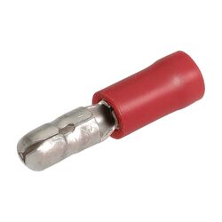 Narva 4.0mm Male Bullet Terminal Red (14 Pack)