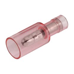 Narva 4.0mm Male Bullet Terminal Red (12)