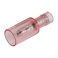 Narva 4.0mm Male Bullet Terminal Red (12)