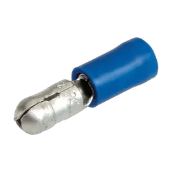 Narva 5.0mm Male Bullet Terminal Blue (14 Pack)