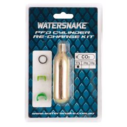 Watersnake Cylinder 17gm with Clips for Child Inflatable Life Jacket