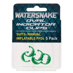 Watersnake Green Indicator Clips 5Pk - Oval