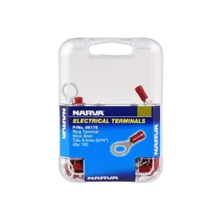 Narva 8.4mm Ring Terminal Red (100 Pack)