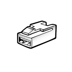 Narva 1 Way Male Quick Connector Housing (10 Pack)