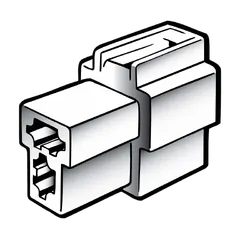 Narva 2 Way Female Quick Connector Housing (10 Pack)