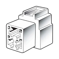 Narva 3 Way Female Quick Connector Housing (10 Pack)
