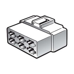 Narva 6 Way Female Quick Connector Housing (10 Pack)