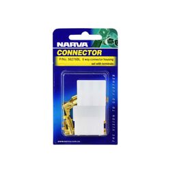 Narva 6 Way Male Quick Connector Housing (2 Pack)