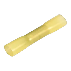 Narva 6.3 X 0.8mm Adhesive Lined Male Blade Terminal Yellow (50 Pack)
