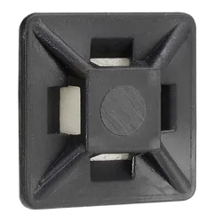 Narva Black U.V. Weather Resistant Cable Tie Mounts 19 X 19mm (5 Pack)