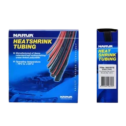 Narva 9.5mm Black Heatshrink Tubing Dispenser (10M)