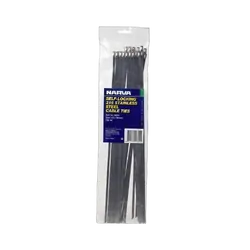 Narva Self-Locking Stainless Steel Cable Tie 4.6 X 360mm (50 Pack)