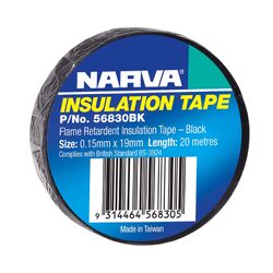 Narva 19mm Flame Retardant Insulation Tape (Black)