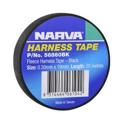 Narva 19mm Pet Fleece Harness Tape Black (1 Roll)